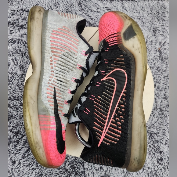 Nike Kobe 10 X Elite Mambacurial Pink Flyknit Mamba 747212-010 Men’s Size 11 - Picture 6 of 9
